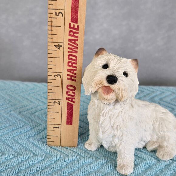 Vintage 1988 Castagna Sitting West Highland White Terrier Figure Made in Italy - Picture 8 of 9